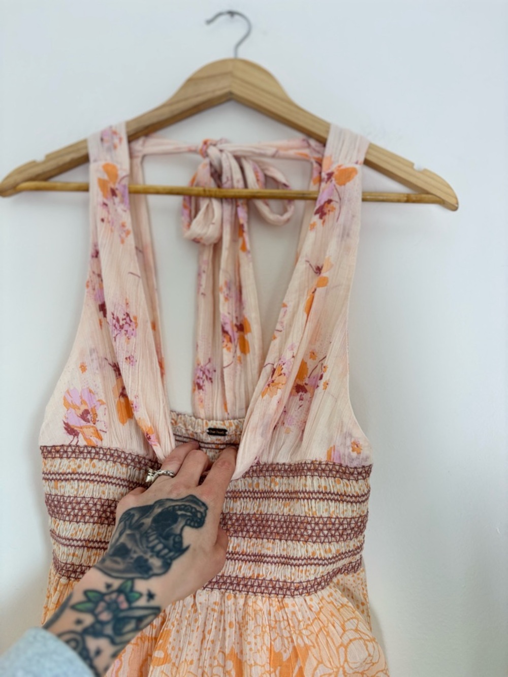 Free People Brinkley Smocked Tank - Picture 3 of 7